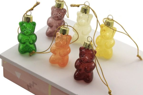 Gummy bear christmas ornament