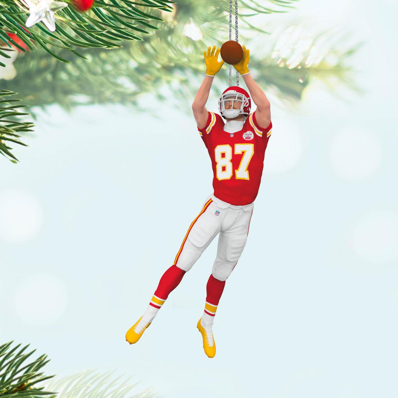 Travis kelce christmas ornament