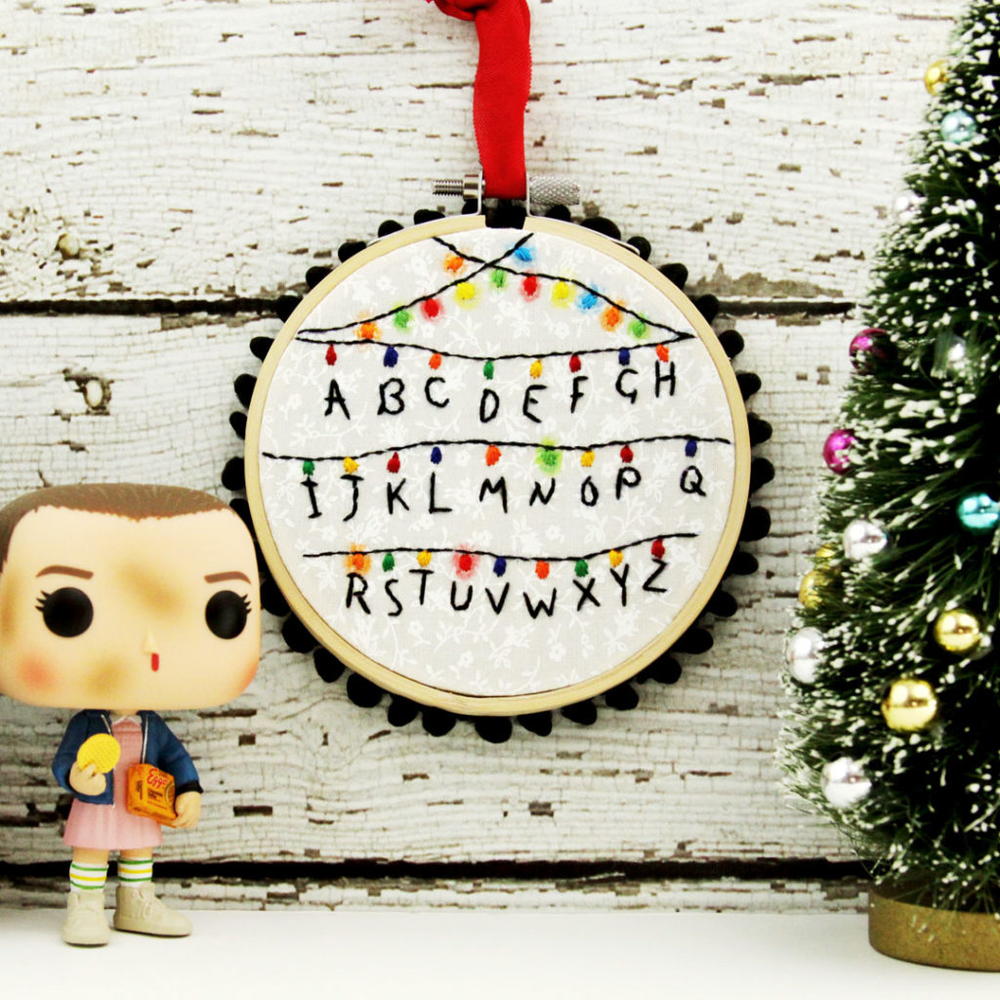 Stranger things christmas ornament