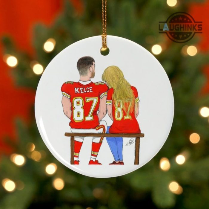 Travis kelce christmas ornament