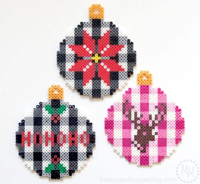 Christmas ornament perler beads