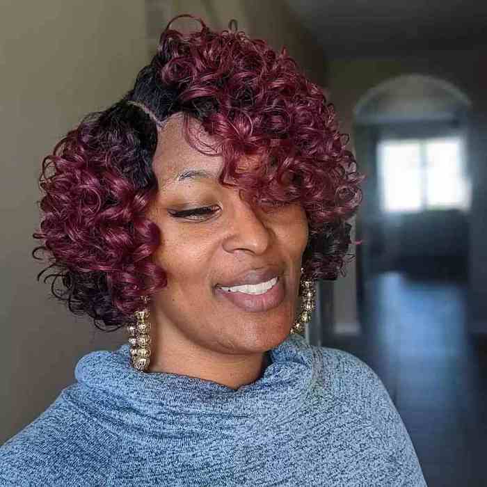 Curly hair sew in hairstyles