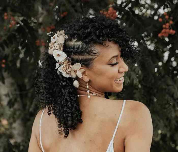 Curly hairstyles for short hair wedding