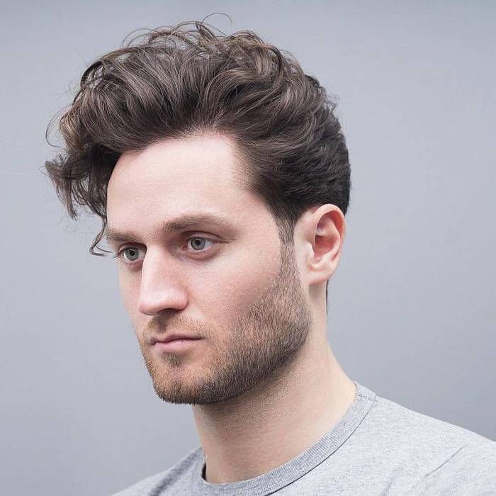 Hairstyles for men with medium hair