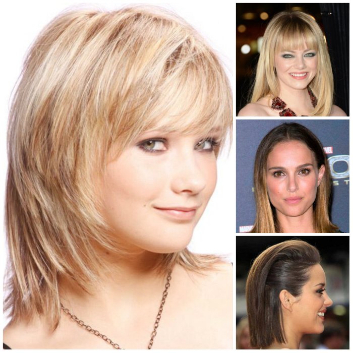 Hairstyles mid length straight hair