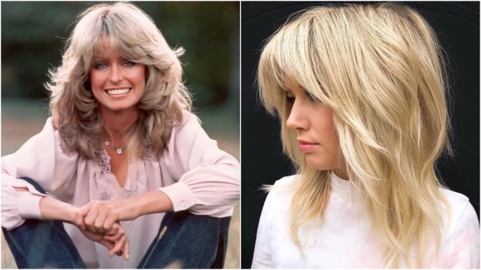 Long hair 70s hairstyles