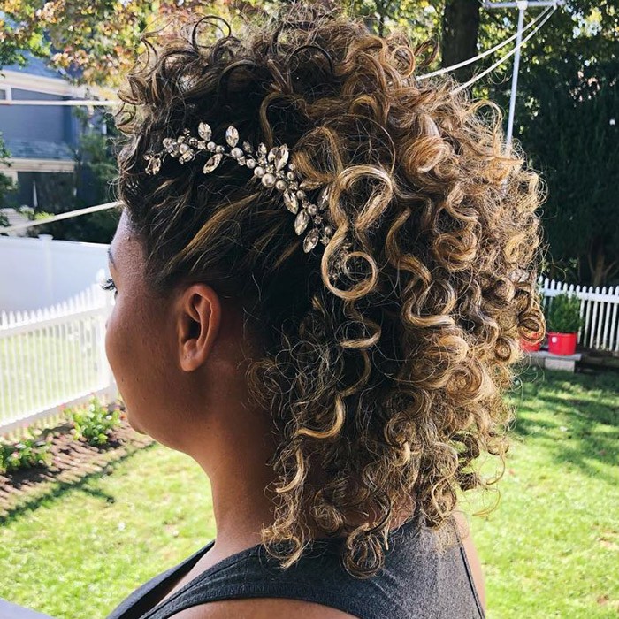 Hairstyles for curly hair prom