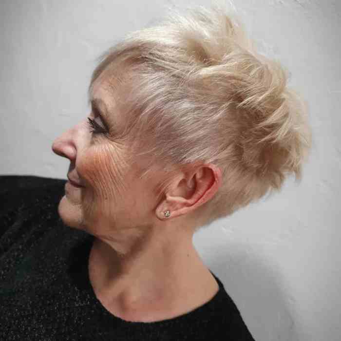 Short hairstyles for women over 60 with thin hair